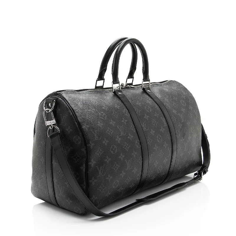 Louis Vuitton Monogram Eclipse Keepall Bandouliere 45 Duffle (FCUnvC)